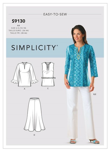 Simplicity 9130 skirt trousers - simplicity,