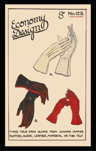 Vintage ladies gloves sewing - ladies,