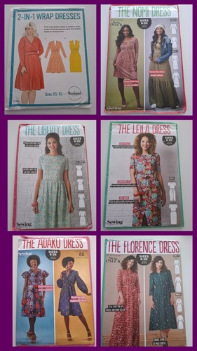 Ladies dress sewing pattern - dress,